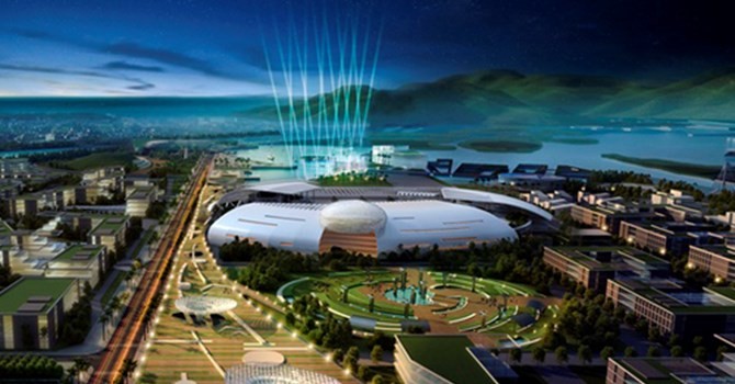 Dự kiến Trung tâm hành chính Khánh Hòa trong tương lai.