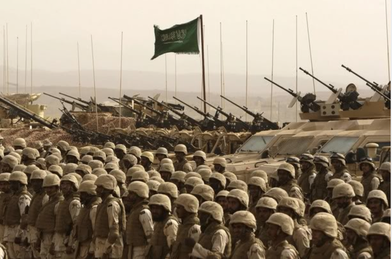 Quân đội Saudi Arabia đang tập trung binh lực sẵn sàng can thiệp vào Syria