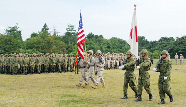 Quân đội Mỹ và Nhật Bản thường xuyên tập trận chung