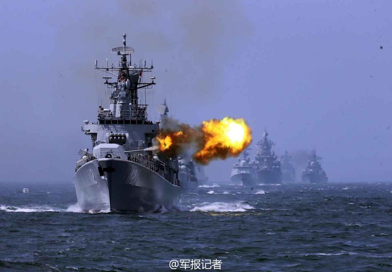 Hải quân Nga và Trung Quốc tập trận ở biển Hoa Đông