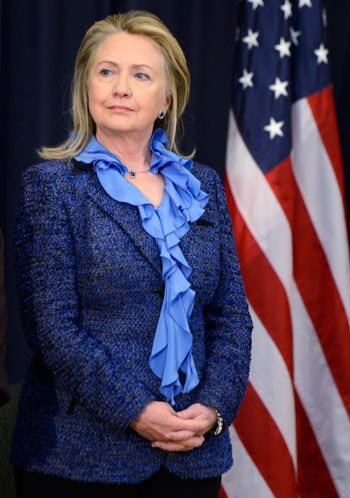 Cựu Ngoại trưởng Hillary Clinton.