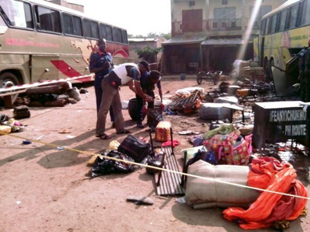 Hiện trường một vụ đánh bom liều chết tại Nigeria