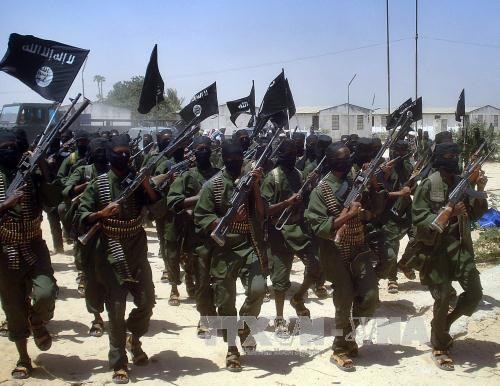 Phiến quân Shebab được huấn luyện tại khu vực Lower Shabelle, Somalia. Ảnh: AFP-TTXVN.