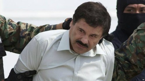 Joaquin "El Chapo" Guzman bị bắt lại vào năm 2014, sau khi từng vượt ngục thành công năm 2001. Ảnh: AP
