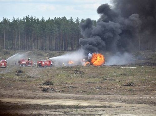 Trực thăng Mi-28 của Nga rơi khi đang tham gia cuộc thi Aviadarts