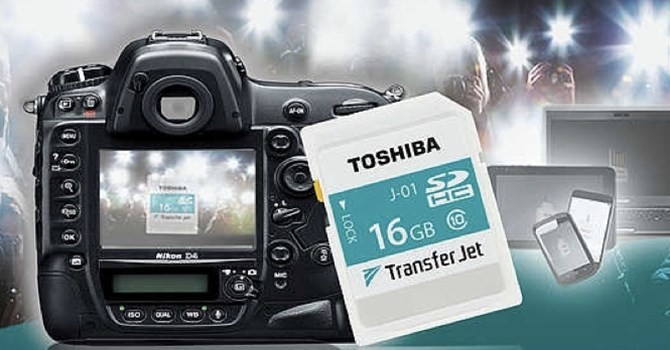 Toshiba ra mắt thẻ SDHC 16GB trang bị công nghệ TransferJet