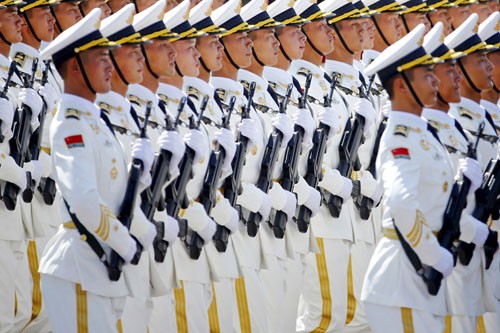 Trung Quốc muốn tăng cường sức mạnh hải quân để hiện thực hóa các tham vọng toàn cầu của mình. Ảnh minh họa: Reuters