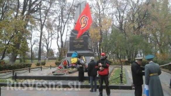 Liên minh cánh tả Ukraine tự tổ chức kỷ niệm 72 năm ngày Liên Xô giải phóng Kiev