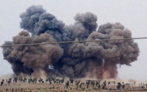 Không quân Nga không kích dữ dội IS ở Raqqa