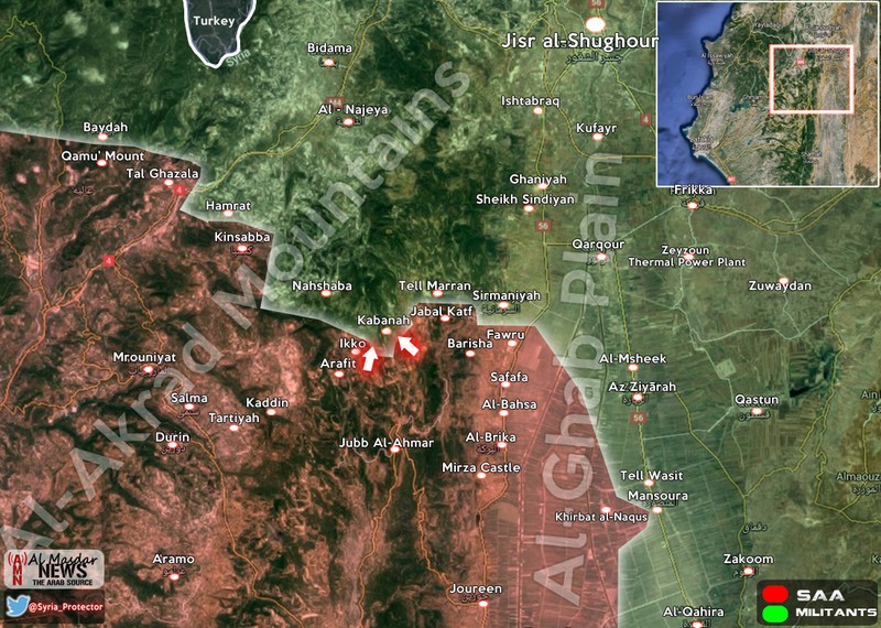 Lữ đoàn biệt kích 103 bắt đầu tấn công làng Kabani, Latakia