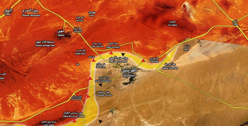 Lữ đoàn 81 và 120 sư đoàn 2 giải phóng nhiều địa điểm trên sa mạc Homs