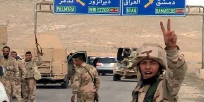 Giao tranh ác liệt phía nam Palmyra, quân đội Syria gặp khó khăn vì bão cát