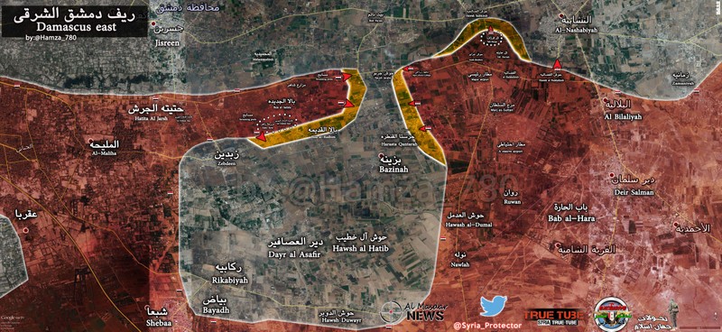 Quân đội Syria giải phóng căn cứ phòng không ở Đông Ghouta