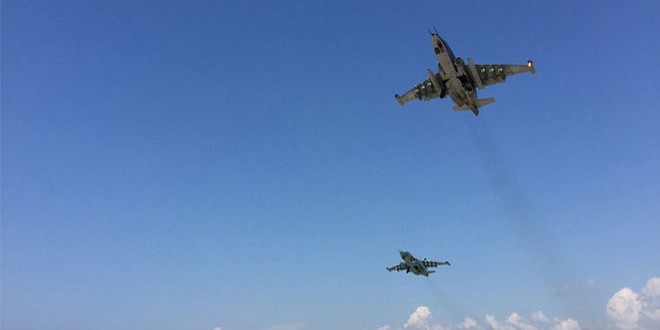 Không quân Nga dồn dập không kích vào thị trấn Tal Al- Eiss