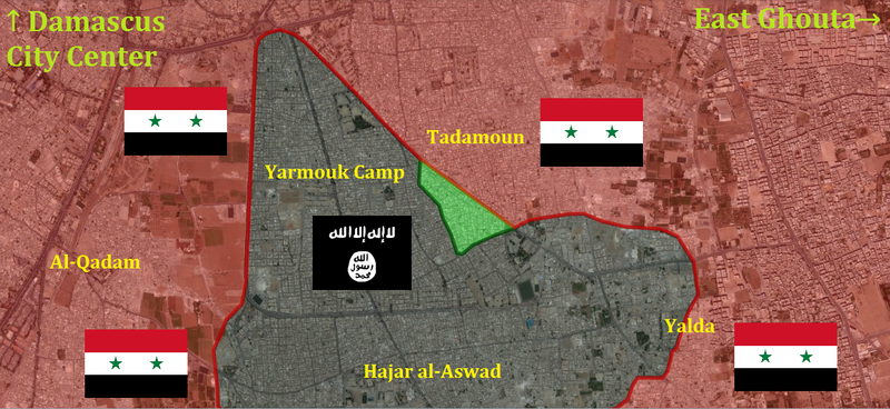 IS khống chế hầu hết quân Trại Yarmouk ở ngoại ô Damascus
