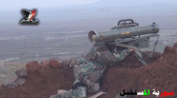 Video: Các binh sĩ Syria lại dùng ATGM săn chiến binh Hồi giáo cực đoan
