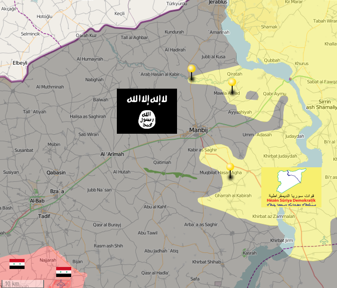 Lực lượng Dân chủ Syria SDF đánh chiếm hàng chục ngôi làng từ IS