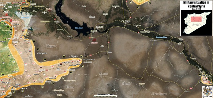 Quân đội Syria và lực lượng SDF cùng tiến về Raqqa