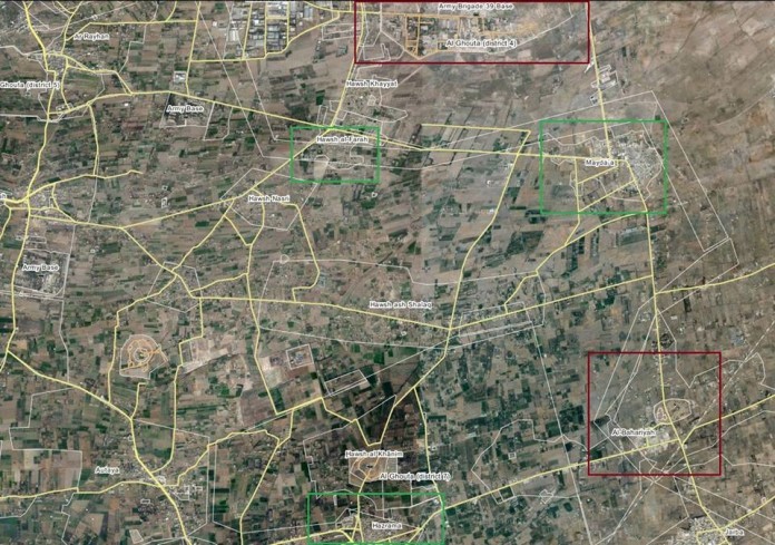 Khu vực quân đội Syria tiến công ở thành phố chiến lược Maydaa