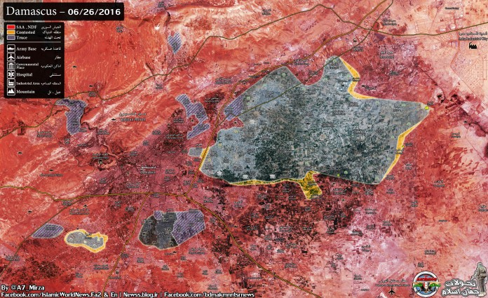 Chiến tuyến ngoại ô Damascus - Đông Ghouta