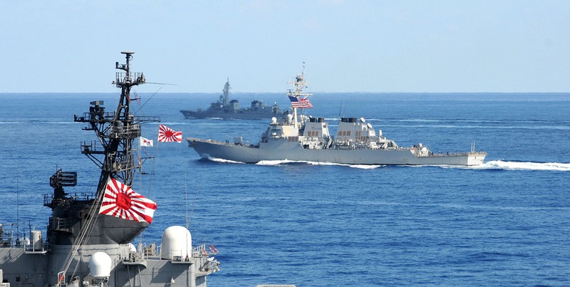 Hải quân Mỹ - Nhật tham gia diễn tập