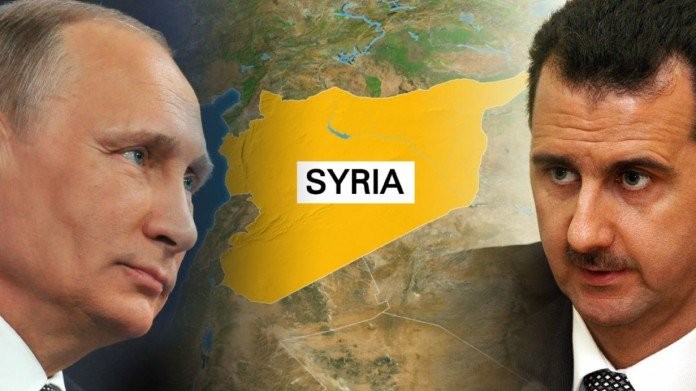 Tổng thống Nga Putin và tổng thống Syria Assad (Ảnh minh họa)