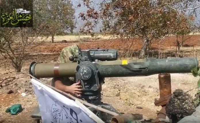 chiến binh khủng bố sử dụng tên lửa TOW do Mỹ chế tạo