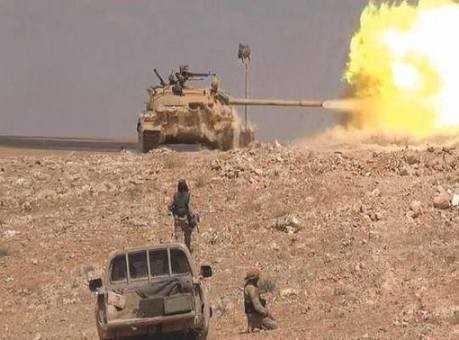 Quân đội Syria pháo kích ở tỉnh Hama