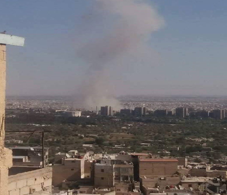 Vụ nổ tên lửa trong thị trấn Jobar