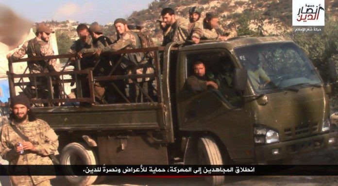 Nhóm chiến binh Hồi giáo cực đoan ở Latakia