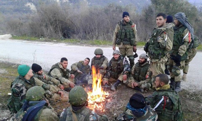 Binh sĩ quân đội Syria trên địa bàn tỉnh Latakia
