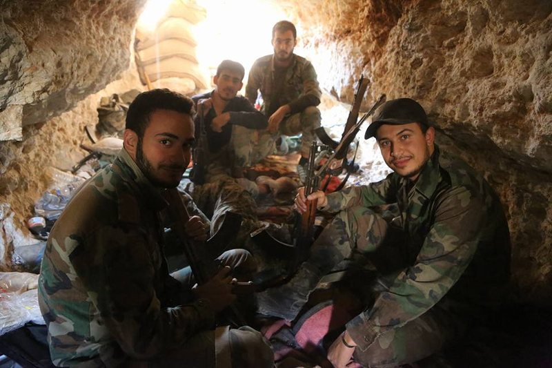 Những binh sĩ đặc nhiệm quân đội Syria ở Aleppo