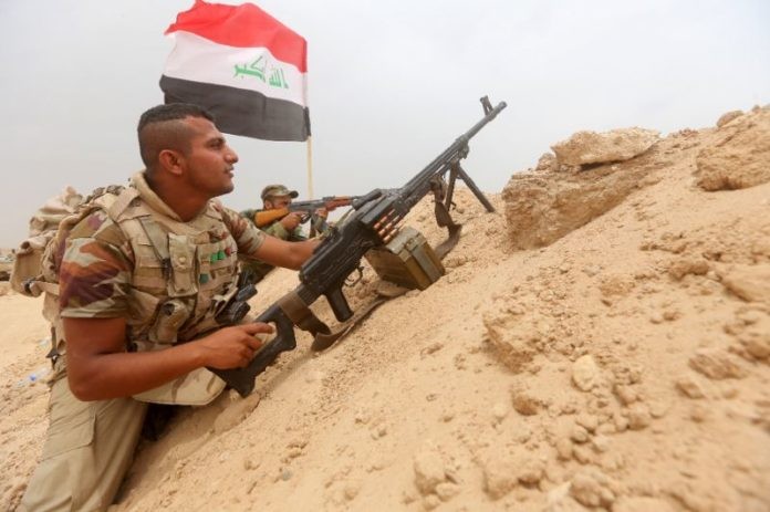 Binh sĩ Iraq trên chiến trường Mosul