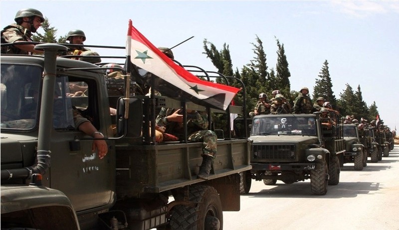 Lực lượng quân tăng cường của quân đội Syria đến Đông Ghouta