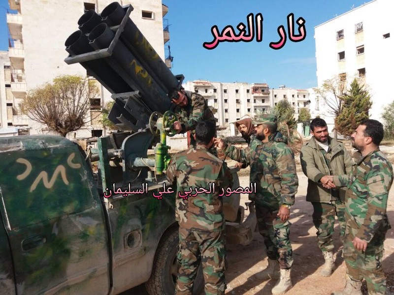Binh sĩ quân đội Syria trên chiến trường Aleppo