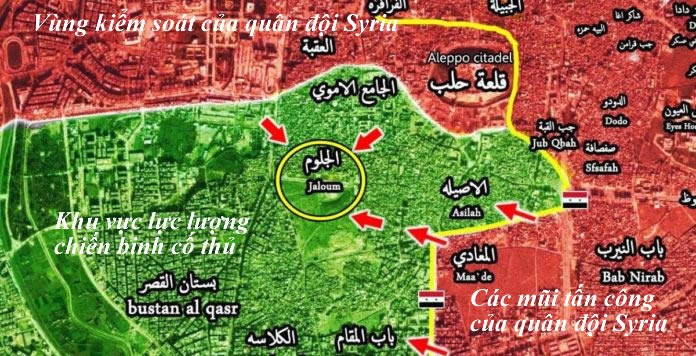 Tình hình chiến sự Aleppo ngày 11.12.2016