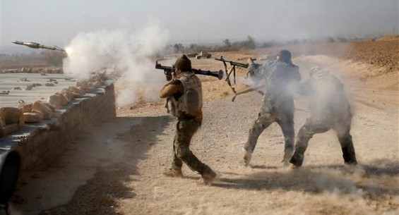 Binh sĩ quân đội Iraq tấn công thành phố Mosul