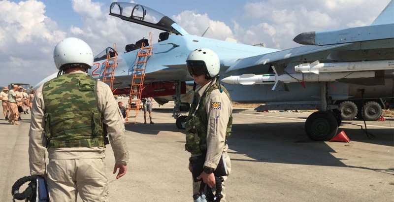 Không quân Nga trên sân bay quân sự Hmeimim, Latakia Syria