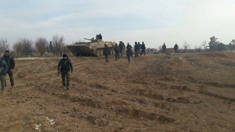 Lực lượng Tiger tấn công trên vùng nông thôn phía đông Aleppo