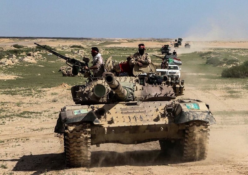 Binh sĩ Iraq tấn công trên chiến trường Mosul