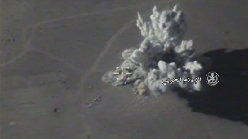 Không quân Nga không kích ác liệt thị trấn Sukhnah, sa mạc tỉnh Homs
