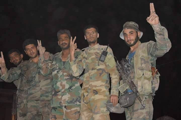 Binh sĩ quân đội Syria trên chiến trường Đông Ghouta - Ảnh Al-Masdar News