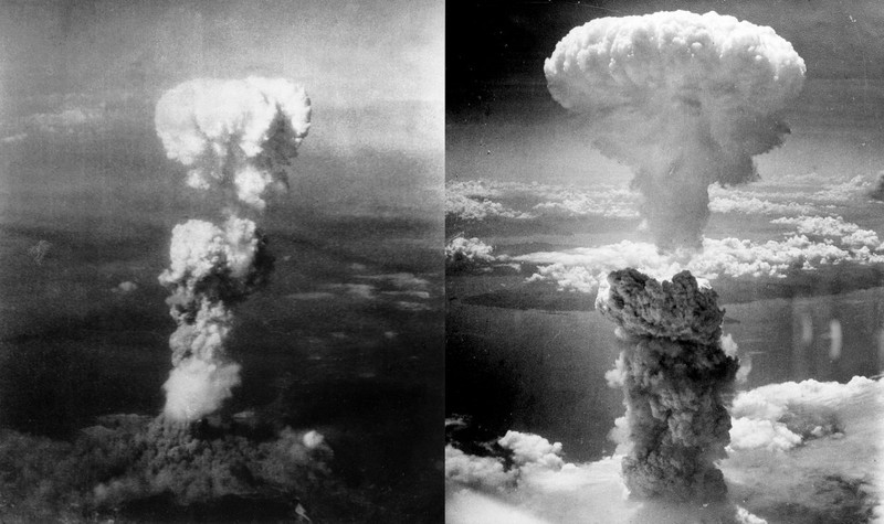 Hai quả bomm nguyên tử ném xuống Hiroshima và Nagasaki - ảnh Business Insider