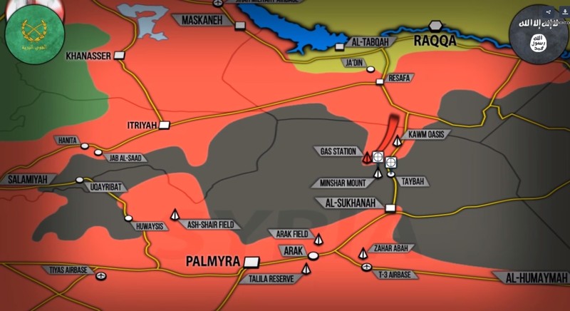 Chiến dịch tấn công giải phóng vùng sa mạc trung tâm Syria - ảnh video
