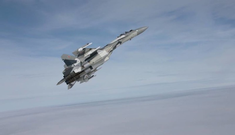 Máy bay tiêm kích đa nhiệm Su-35 trên chiến trường Syria - ảnh minh họa Masdar News
