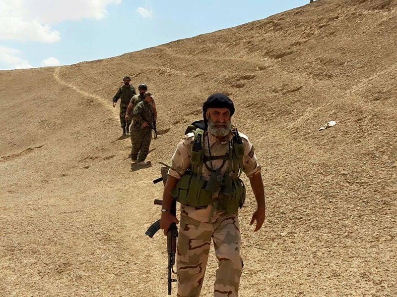 Thiếu tướng Issam Zahreddine tham gia chiến đấu trên chiến trường Deir Ezzor - ảnh minh họa Masdar News