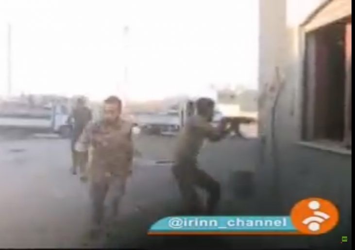 Phóng viên truyền hình Iran rơi vào tầm bắn của IS ở thành phố Mayadeen - ảnh video