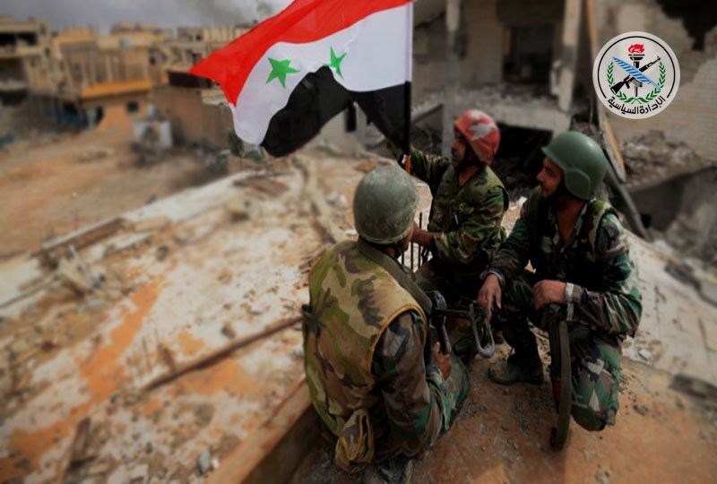 Binh sĩ quân đội Syria trên chiến trường Deir Ezzor - ảnh minh họa South Front