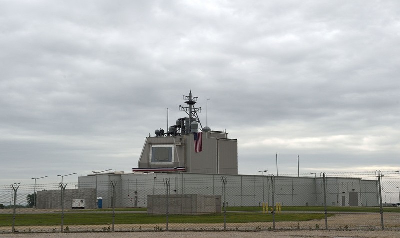 Trạm radar chống tên lửa Aegis Ashore của Mỹ tại căn cứ quân sự ở Deveselu, Romania, ảnh chụp ngày 12.05. 2016. (Daniel Mihailescu / AFP từ Getty Images)