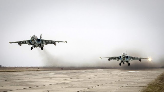 Su-25 Nga xuất kích tiêu diệt khủng bố trên chiến trường Idlib - Hama